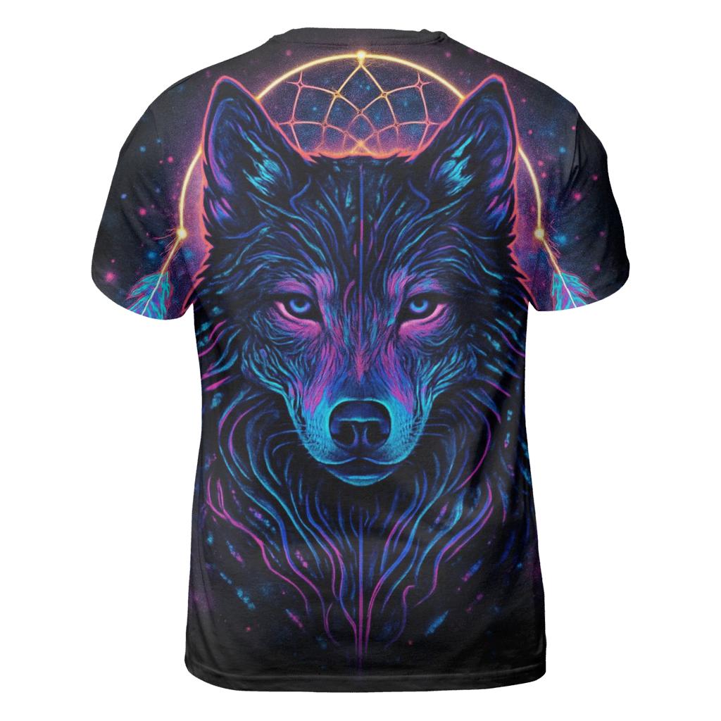 Neon Dreamcatcher Starwolf artistic all-over print tops
