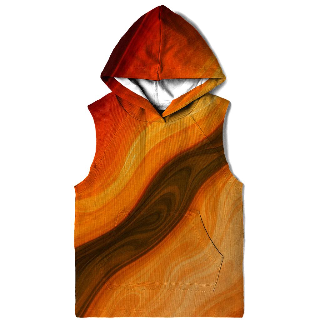 Molten Orchard Flow Gradient embroidered hoodies