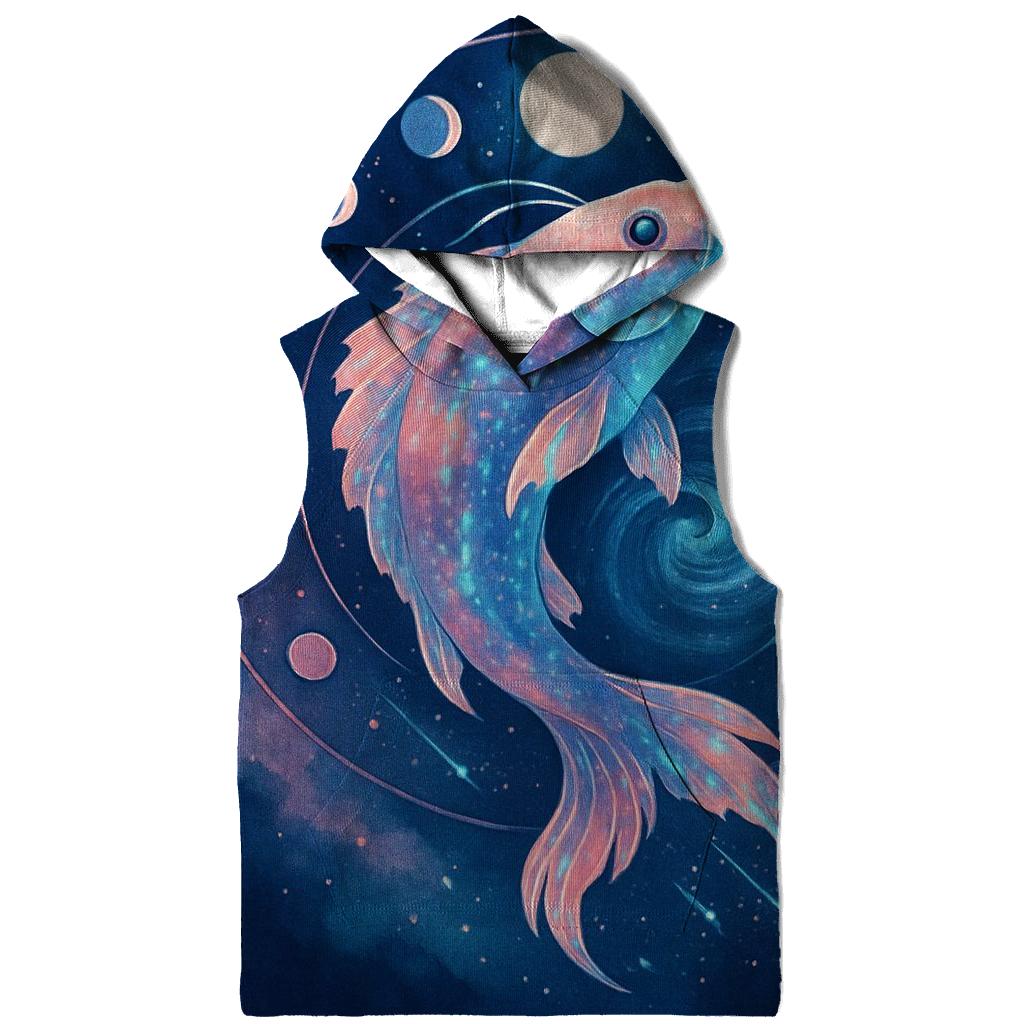 Voyage Of The Comet Koi heavyweight hoodies