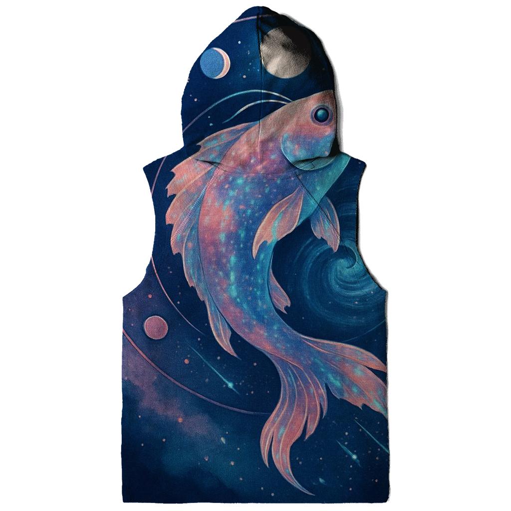 Voyage Of The Comet Koi heavyweight hoodies