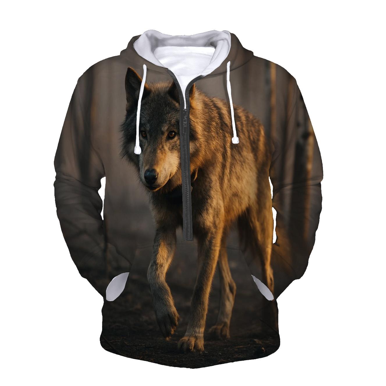 Telemetry Wolf In Boreal Burn Scar hoodie styles