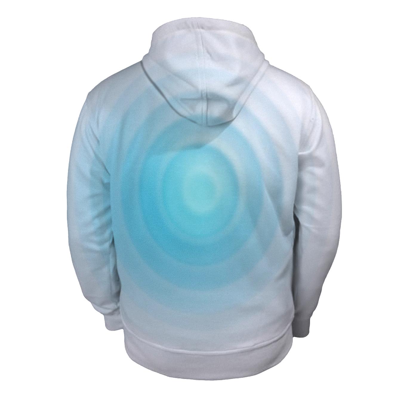 Polar Dawn Ripple Gradient designer hoodies