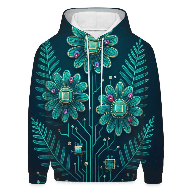 Aurora Circuit Garden hoodie styles