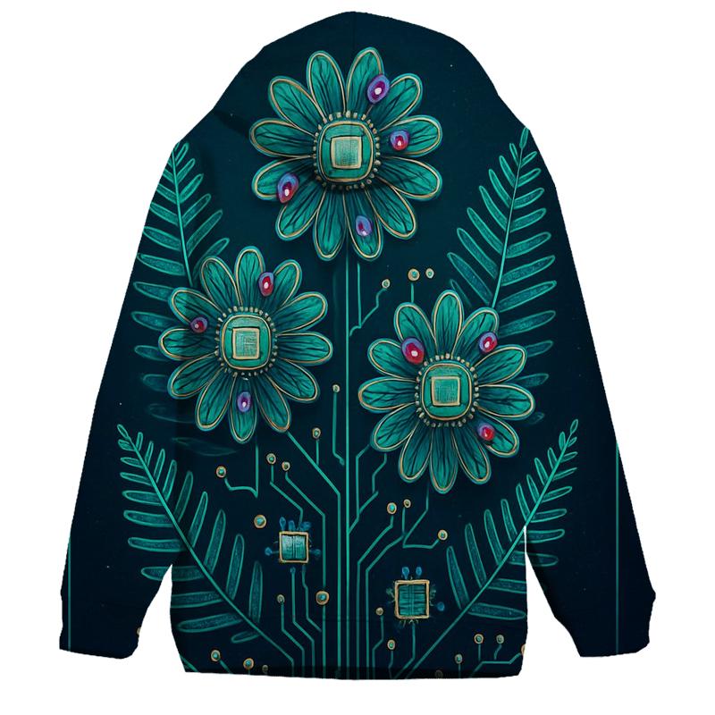 Aurora Circuit Garden hoodie styles