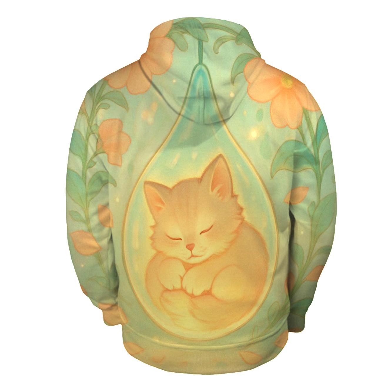 Garden Lantern Cloud Kitten designer hoodies