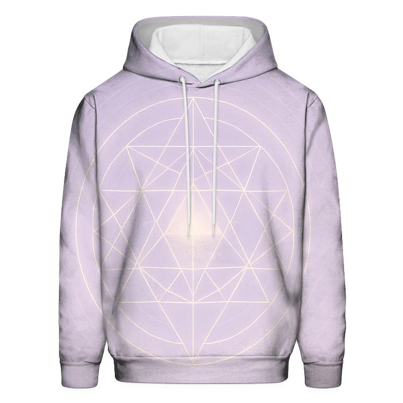 Breath Prism Mandala embroidered hoodies