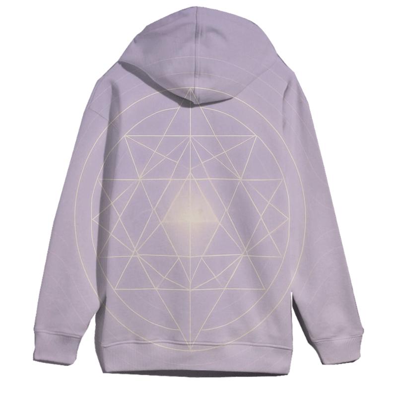 Breath Prism Mandala embroidered hoodies