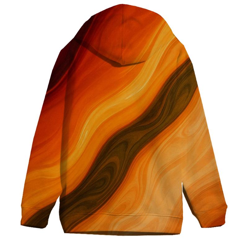 Molten Orchard Flow Gradient embroidered hoodies