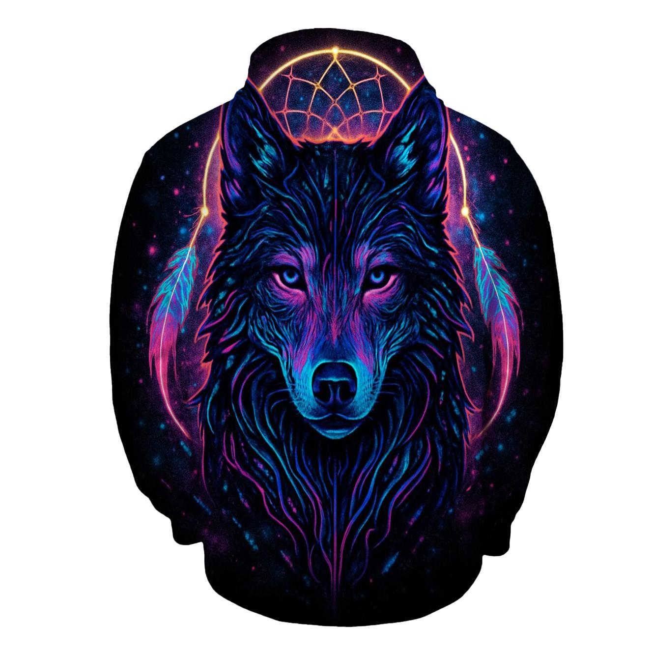 Neon Dreamcatcher Starwolf lightweight hoodies