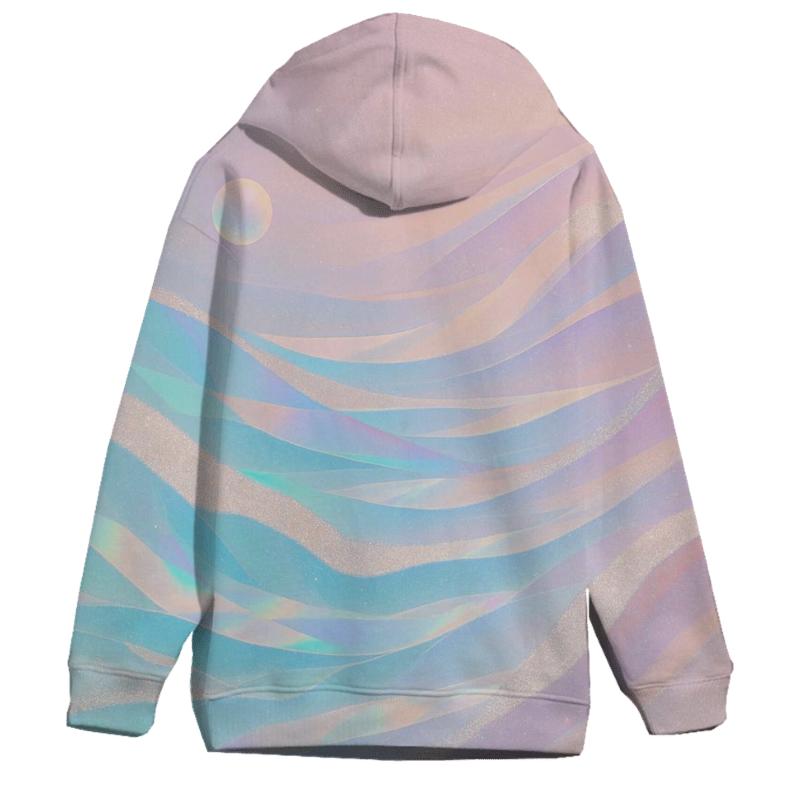 Opaline Prism Tides zip-up hoodies