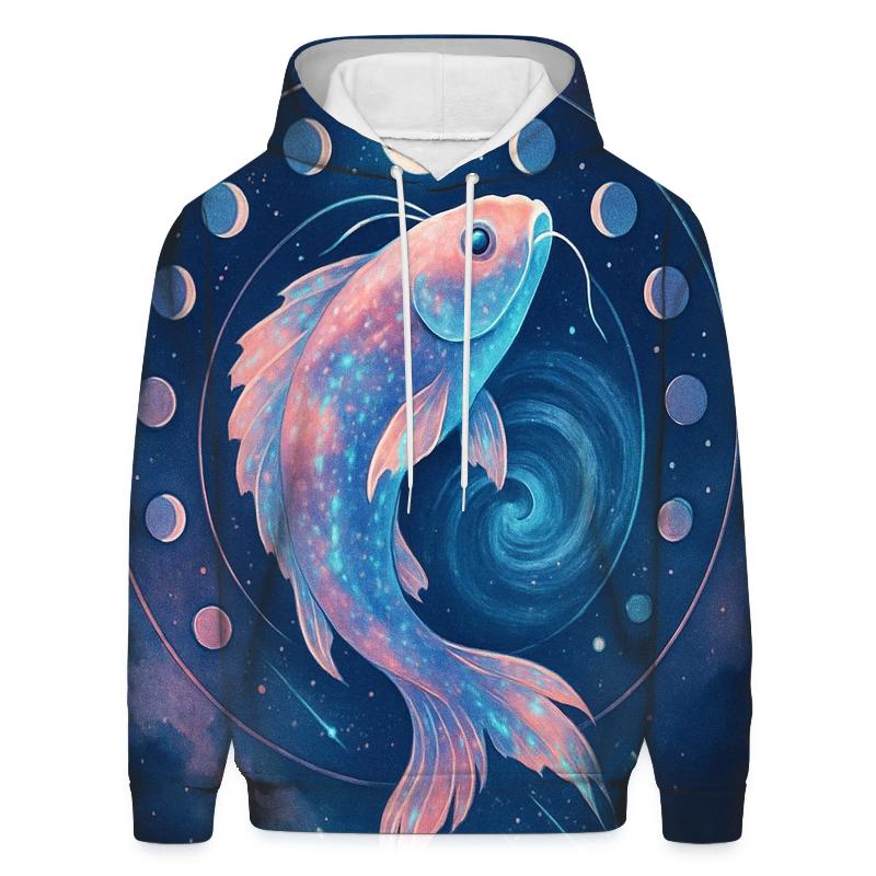 Voyage Of The Comet Koi premium hoodies
