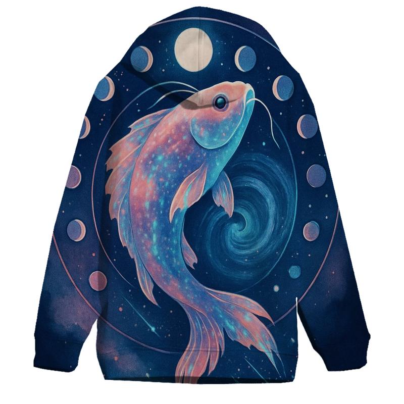 Voyage Of The Comet Koi premium hoodies