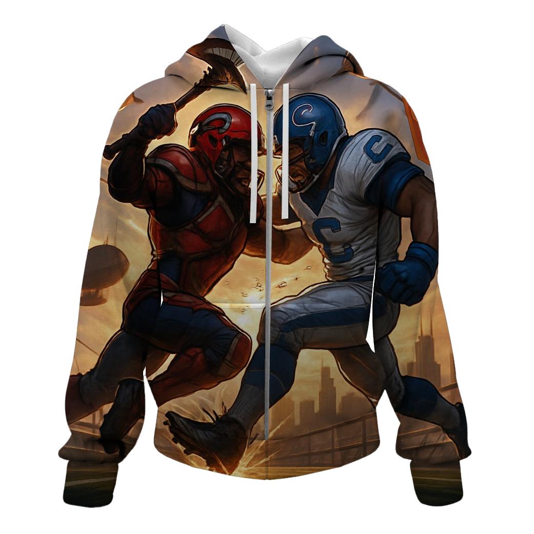 Skyrail Gridiron Duel Braves Versus Cubs pullover hoodies