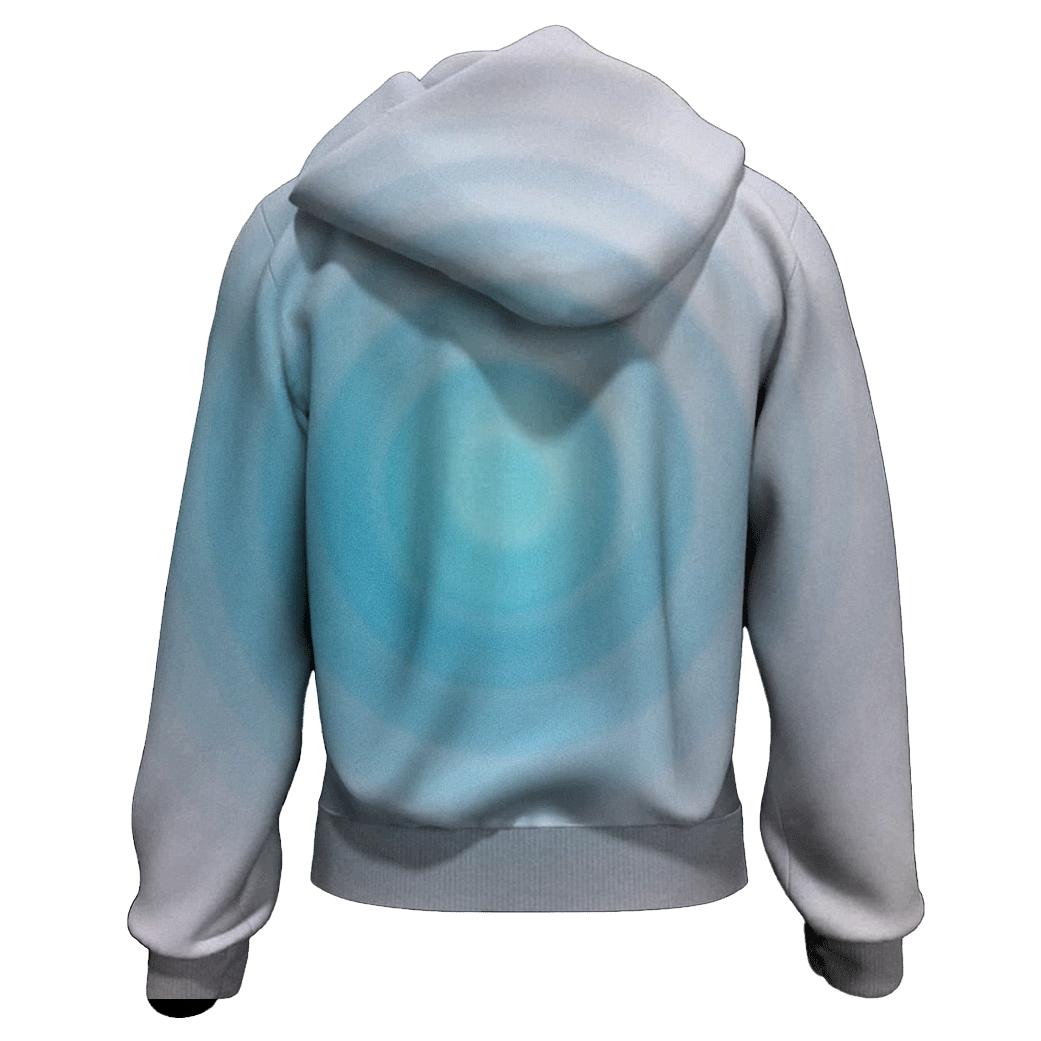 Polar Dawn Ripple Gradient hoodie trends