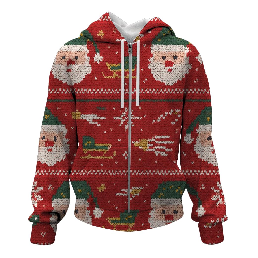Santa Space Sweater Band Design hoodie designs