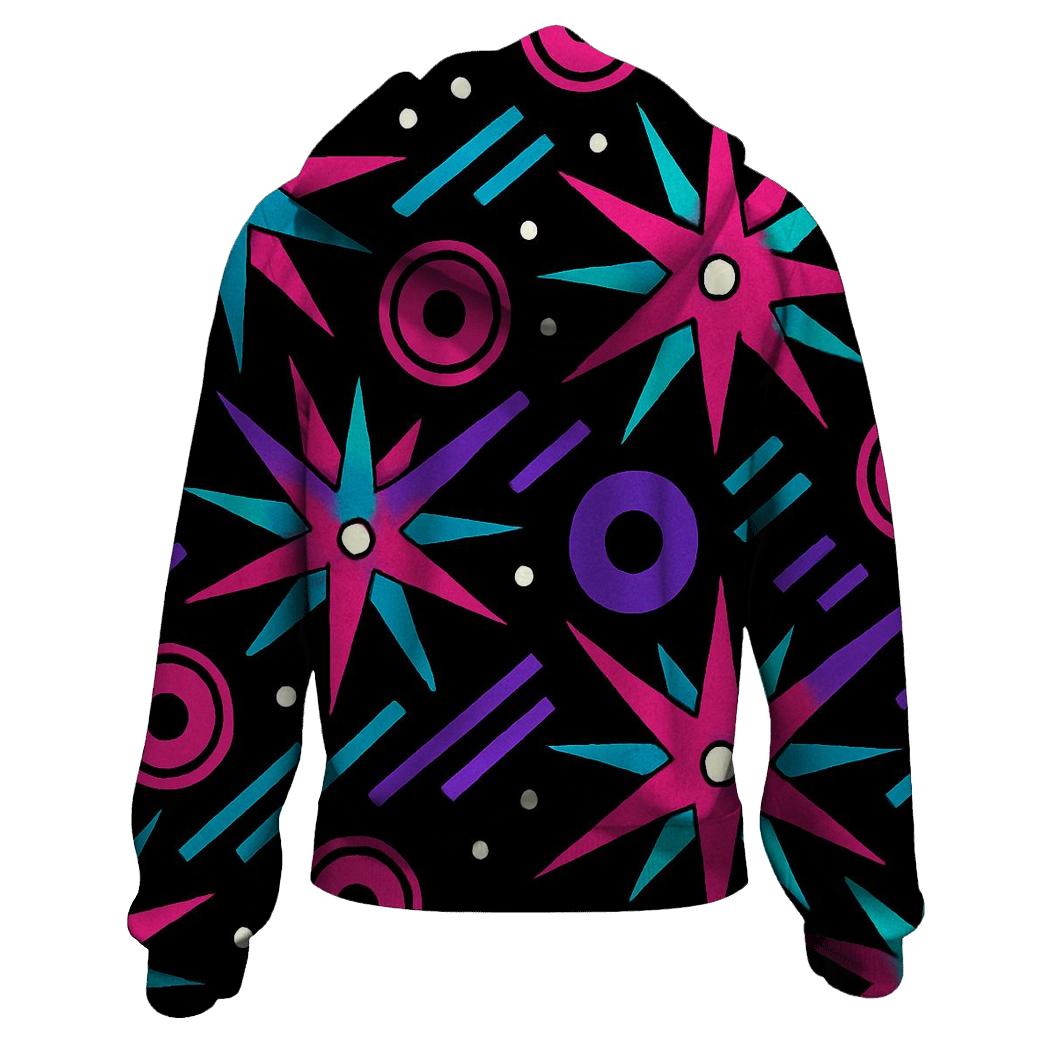 Roller Rink Starburst Tiles designer hoodies