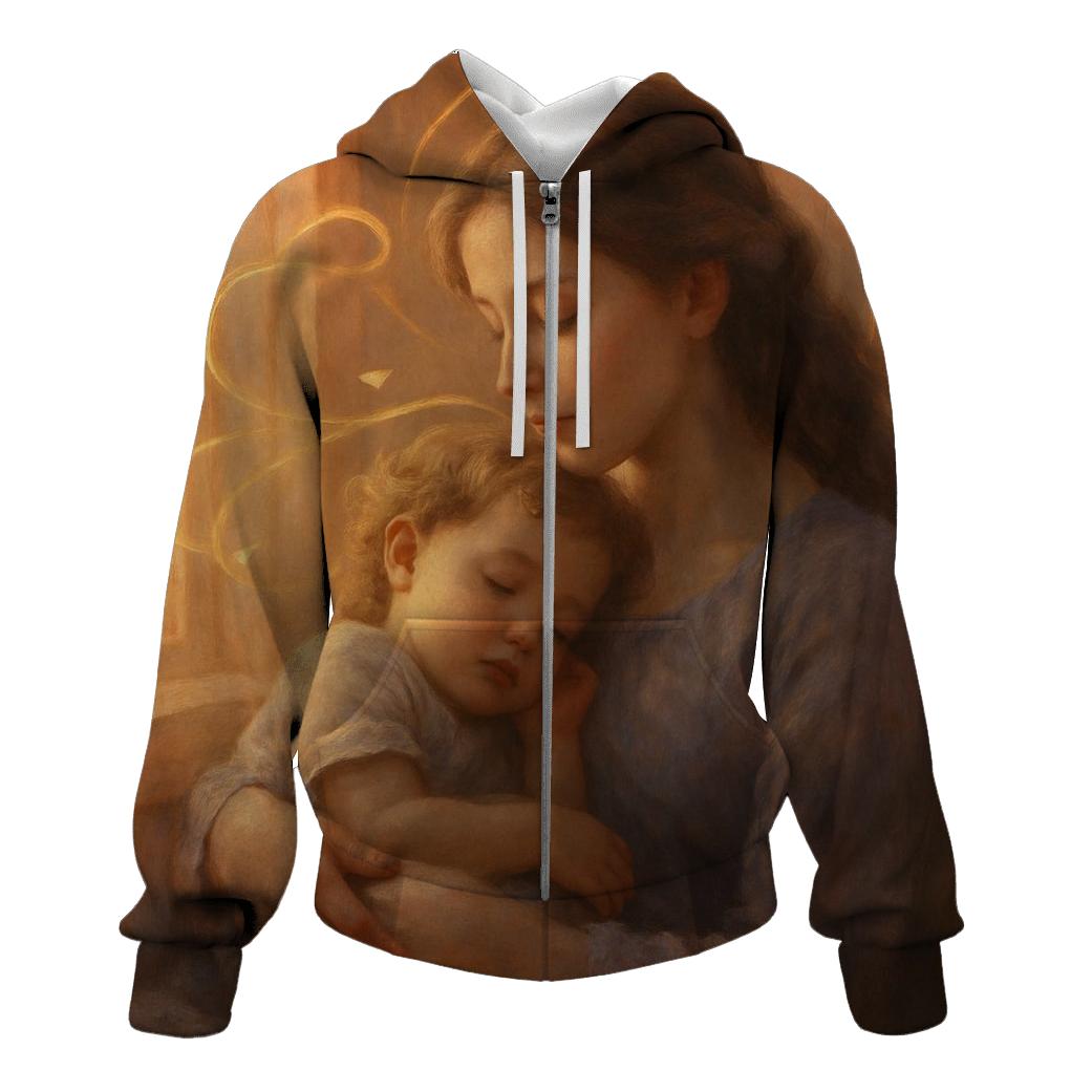 Milk Light And Morning Promises The Love That Arrives Before Sunrise embroidered hoodies