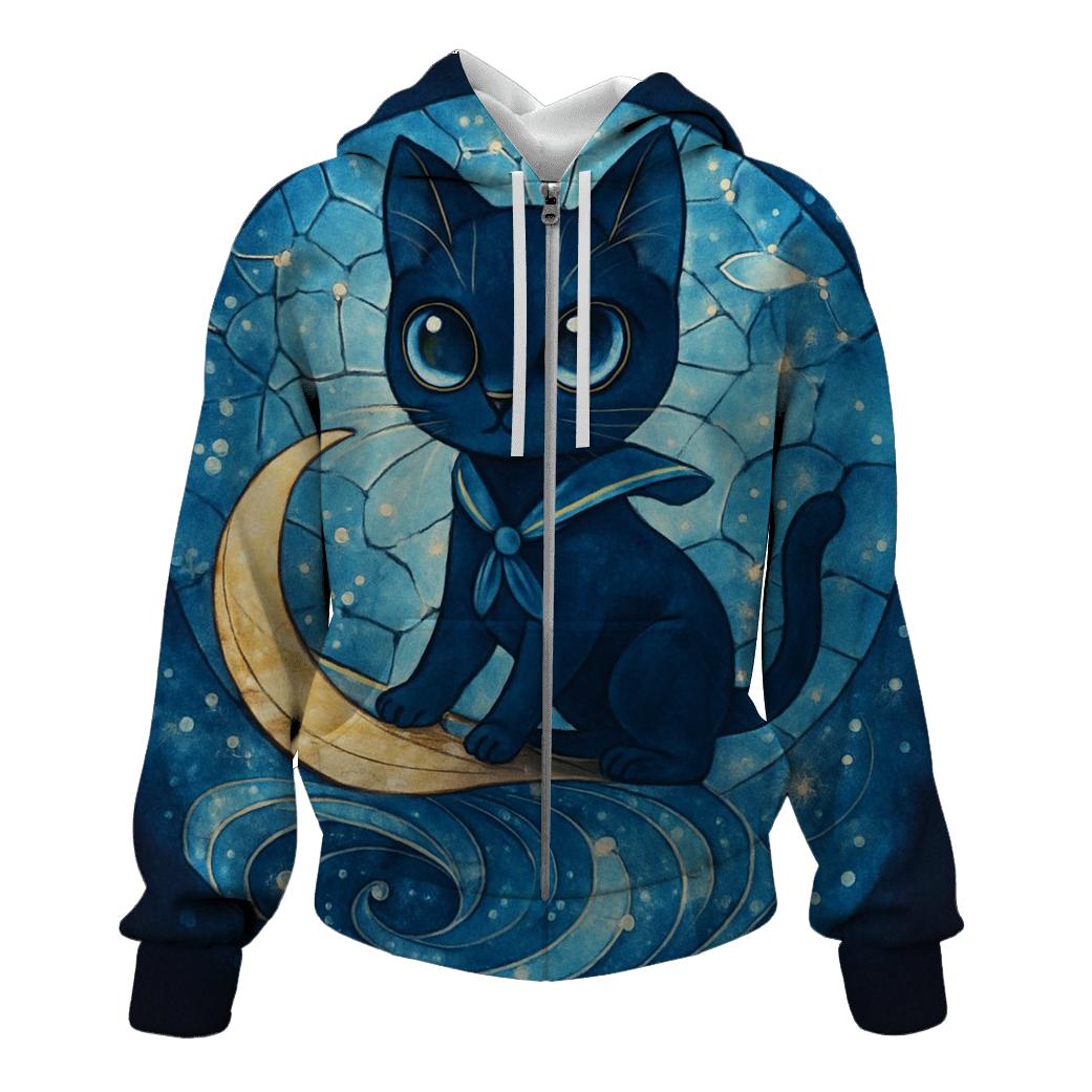 Lunar Tide Glasscat hoodies fashion