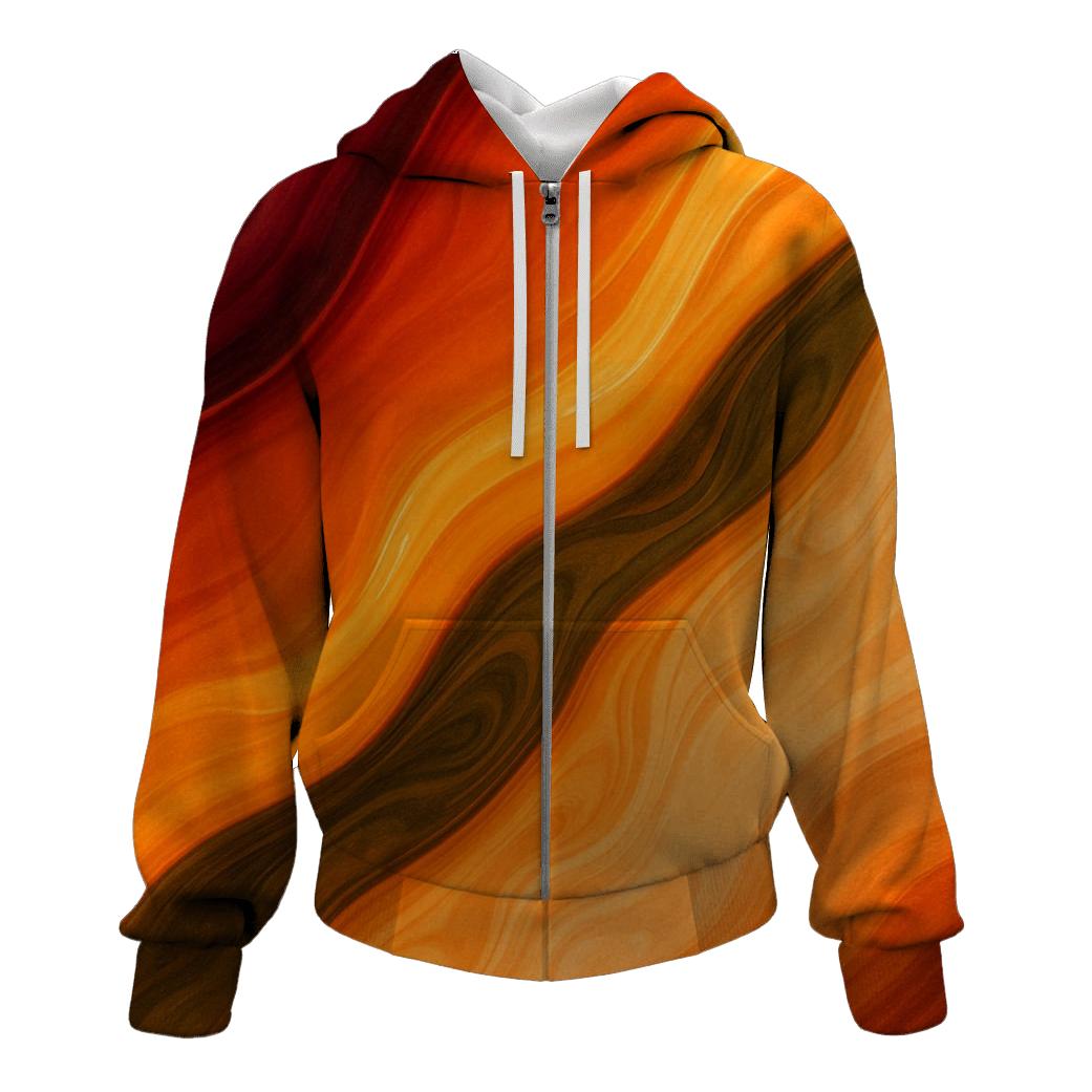 Molten Orchard Flow Gradient printed hoodies