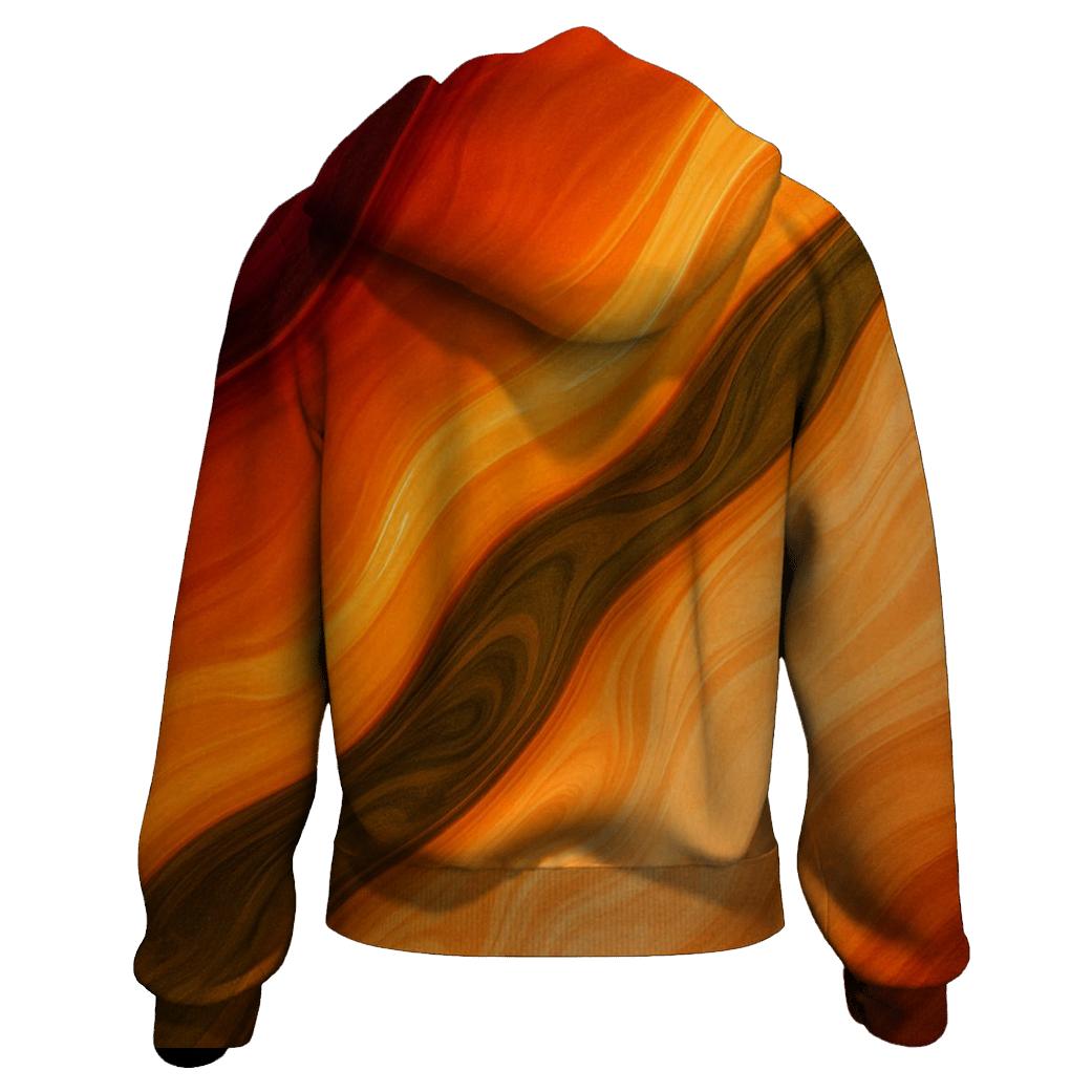 Molten Orchard Flow Gradient printed hoodies