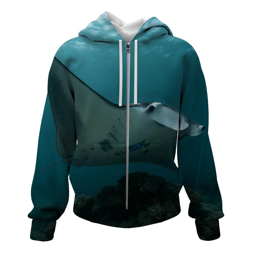 Reef Clinic Manta Ray hoodie trends