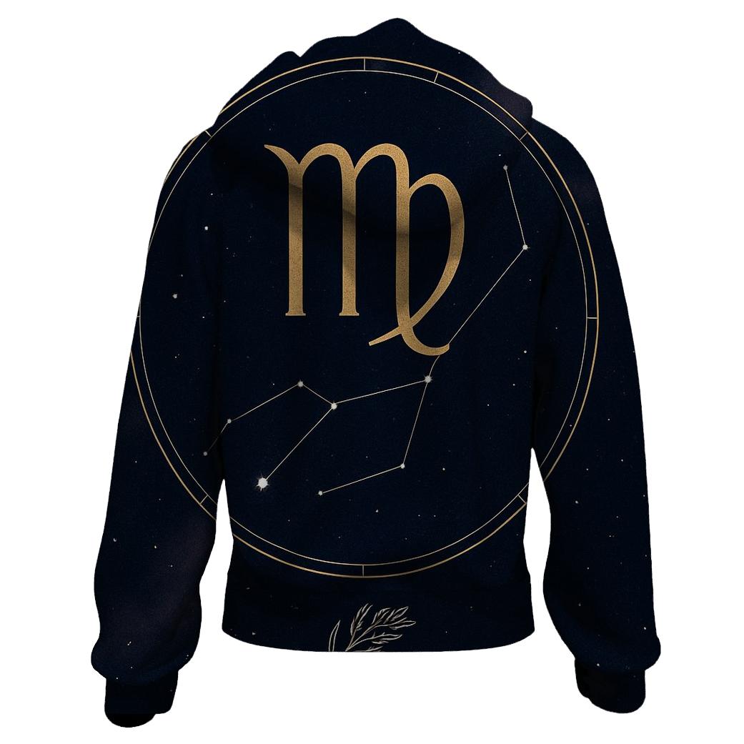 Virgo Spica Harvest Constellation Sigil custom hoodies