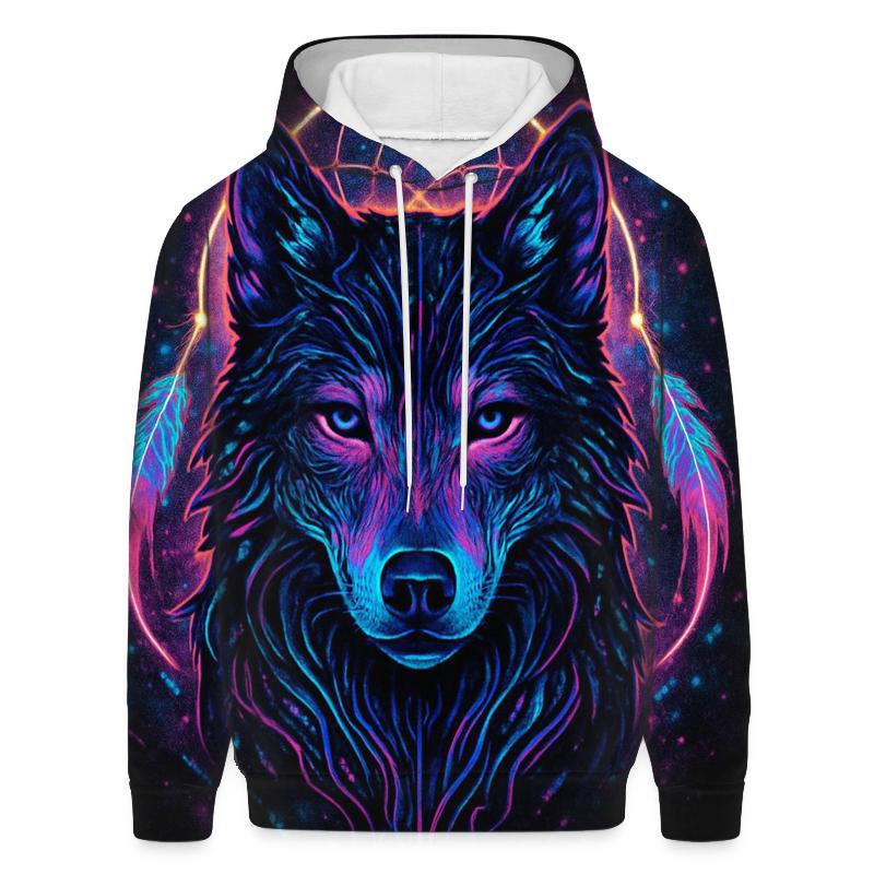 Neon Dreamcatcher Starwolf printed hoodies
