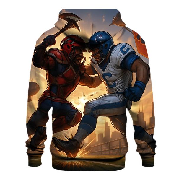 Skyrail Gridiron Duel Braves Versus Cubs hoodie trends