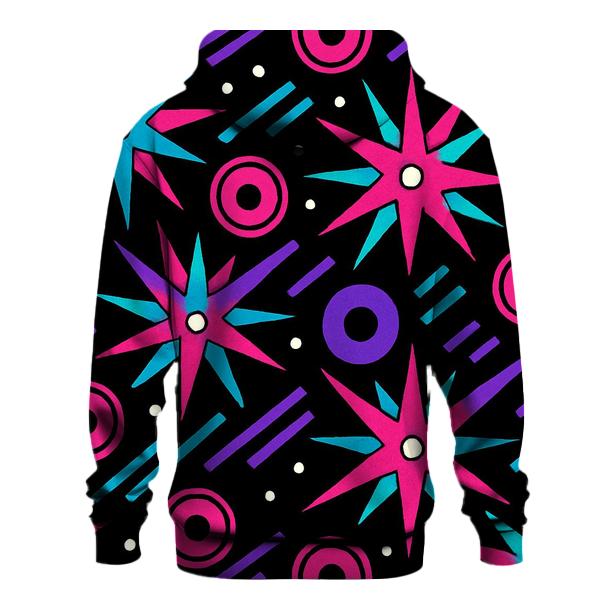 Roller Rink Starburst Tiles heavyweight hoodies