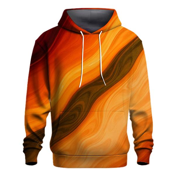 Molten Orchard Flow Gradient embroidered hoodies
