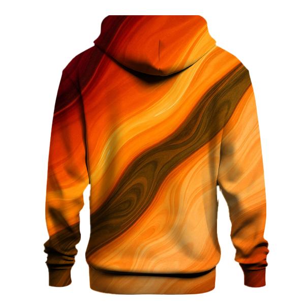 Molten Orchard Flow Gradient embroidered hoodies