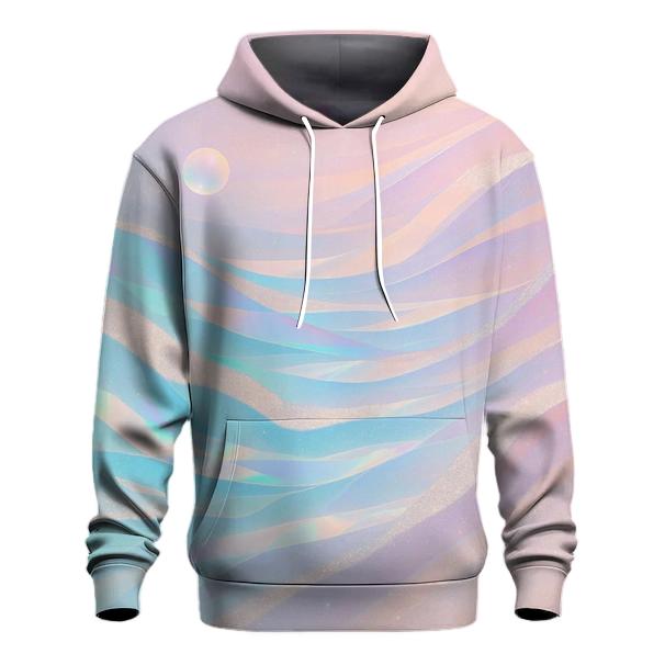 Opaline Prism Tides printed hoodies