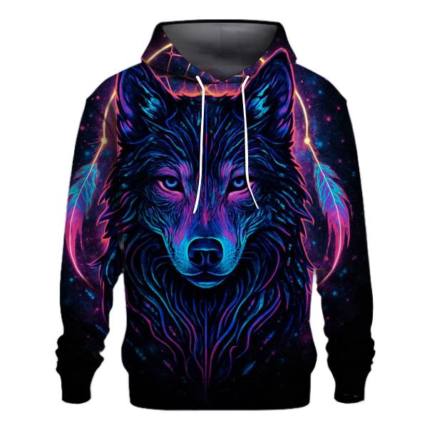 Neon Dreamcatcher Starwolf embroidered hoodies