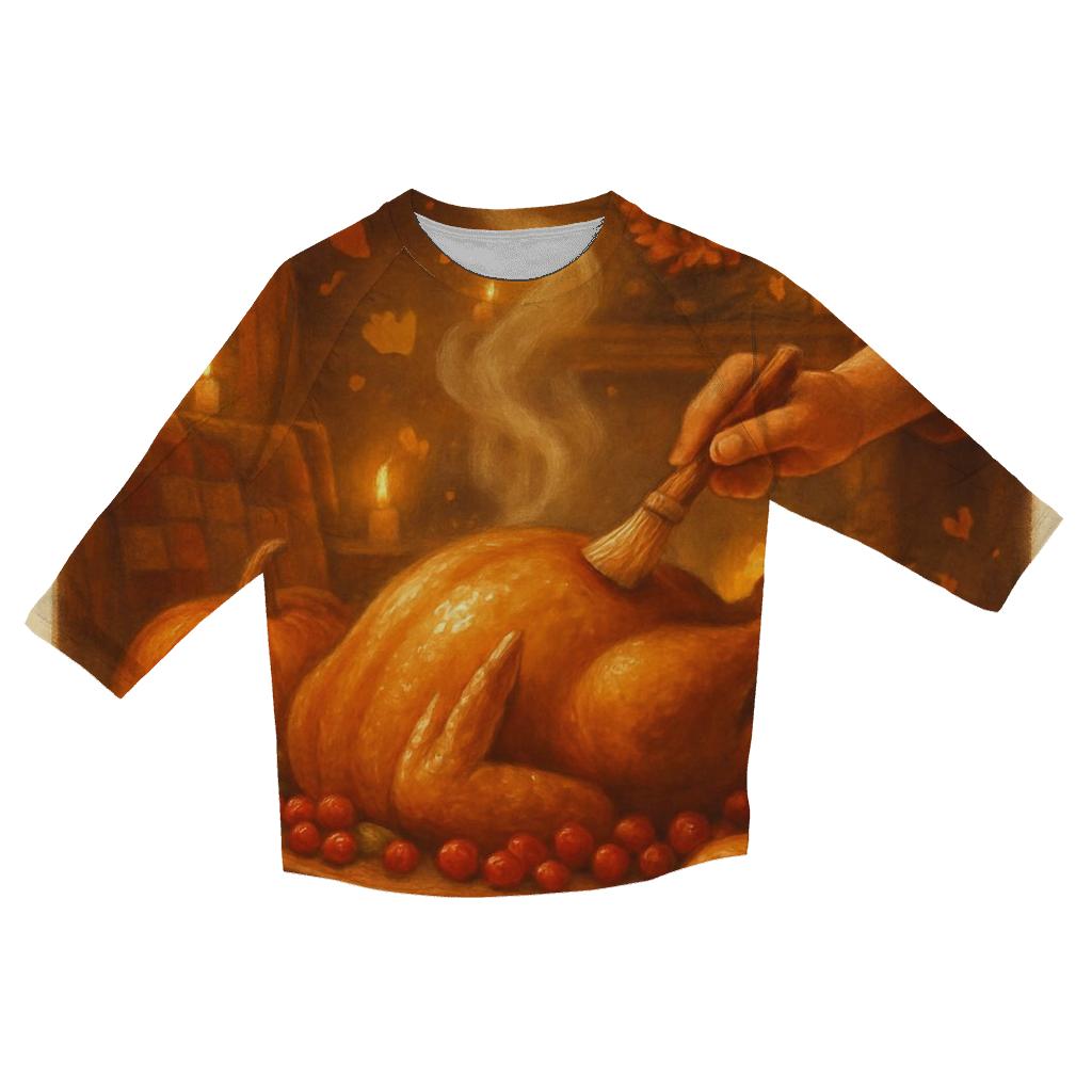 Candlelit Cornucopia Cottage Supper fashion 3/4 sleeve shirts