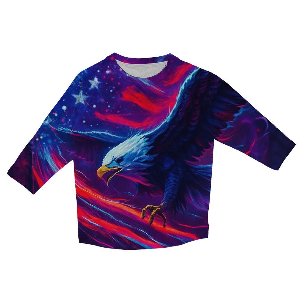 Neon Alley Starstripe Surge fashion 3/4 sleeve shirts