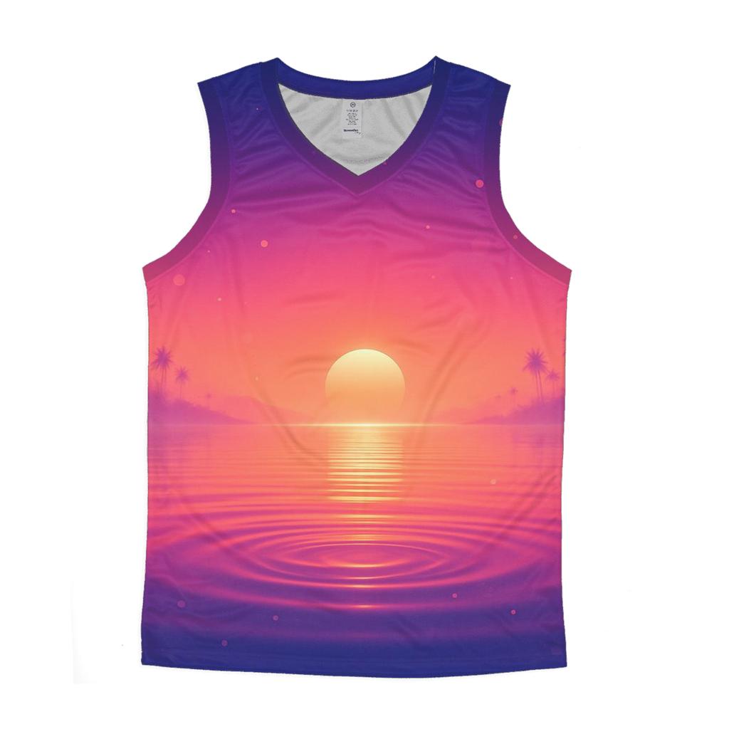 Twilight Glass Lagoon custom tank tops