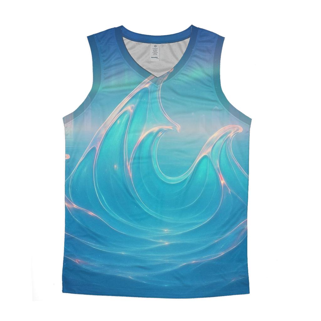 Prismatic Tide Cathedral designer workout tanks