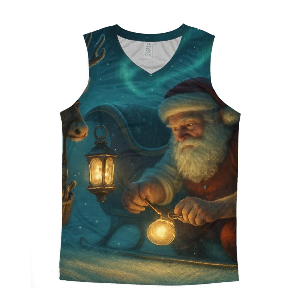 Midnight Sleigh Repair Under Aurora Pines casual summer tank tops