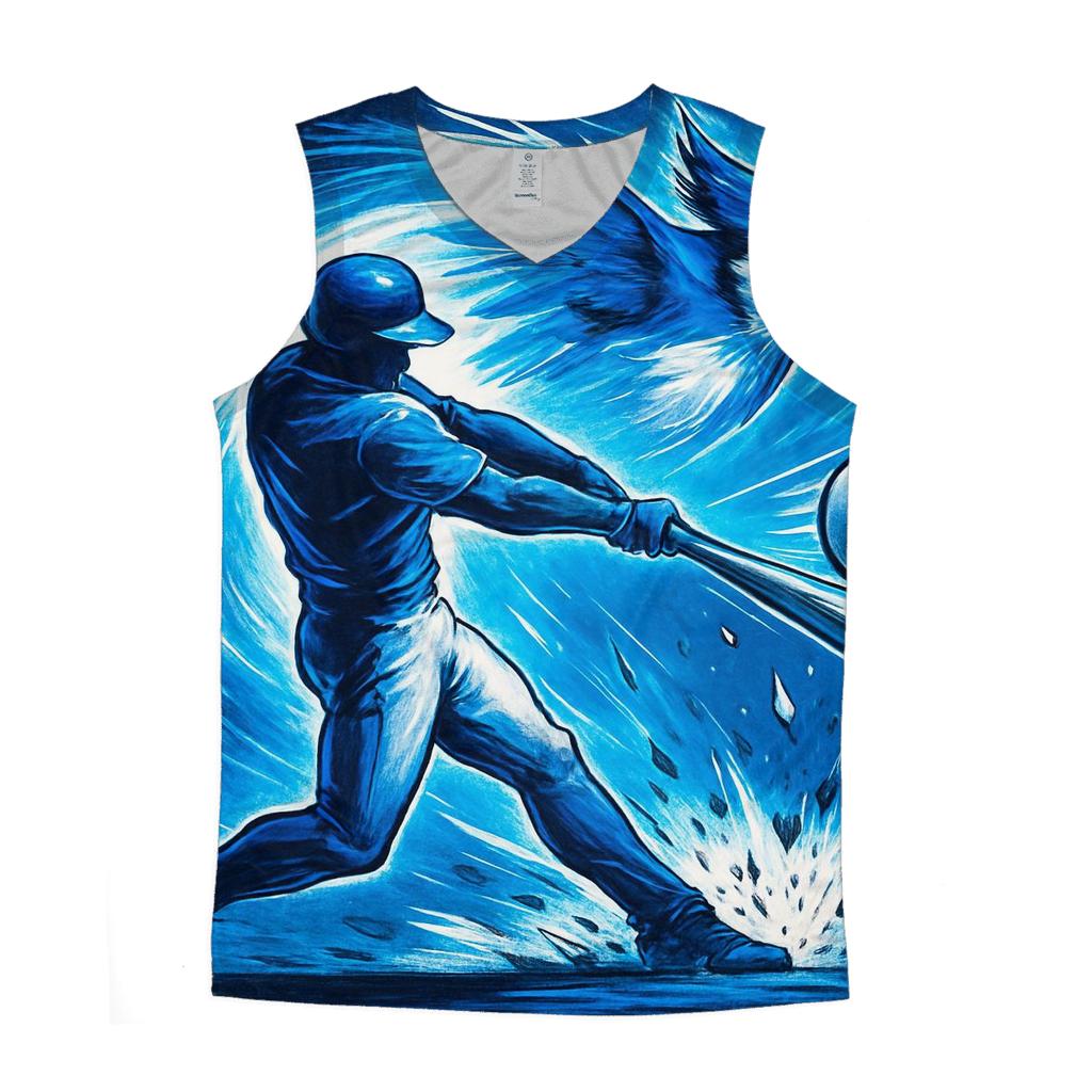 Bat Swing Surge With Blue Jays Motion sports performance tank tops