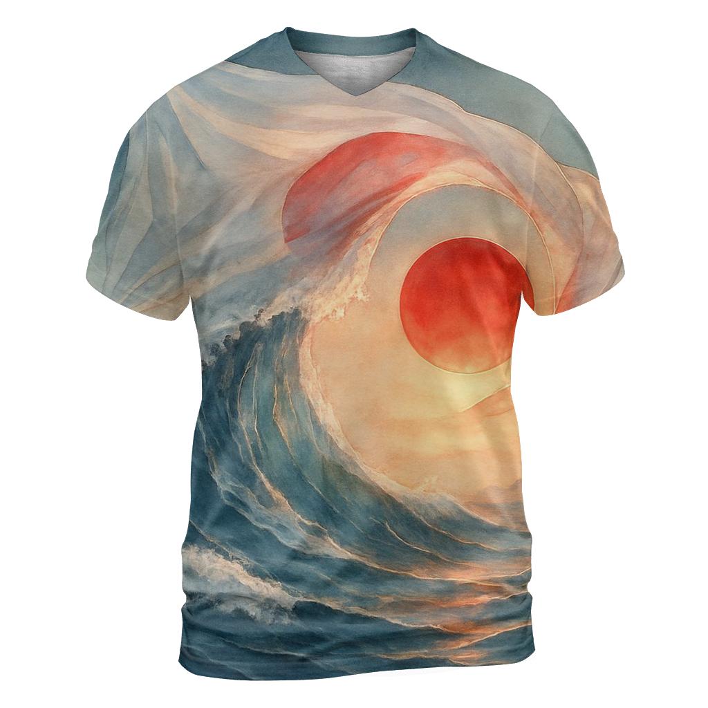 Japan Rising Tide Banner personalized full print shirts