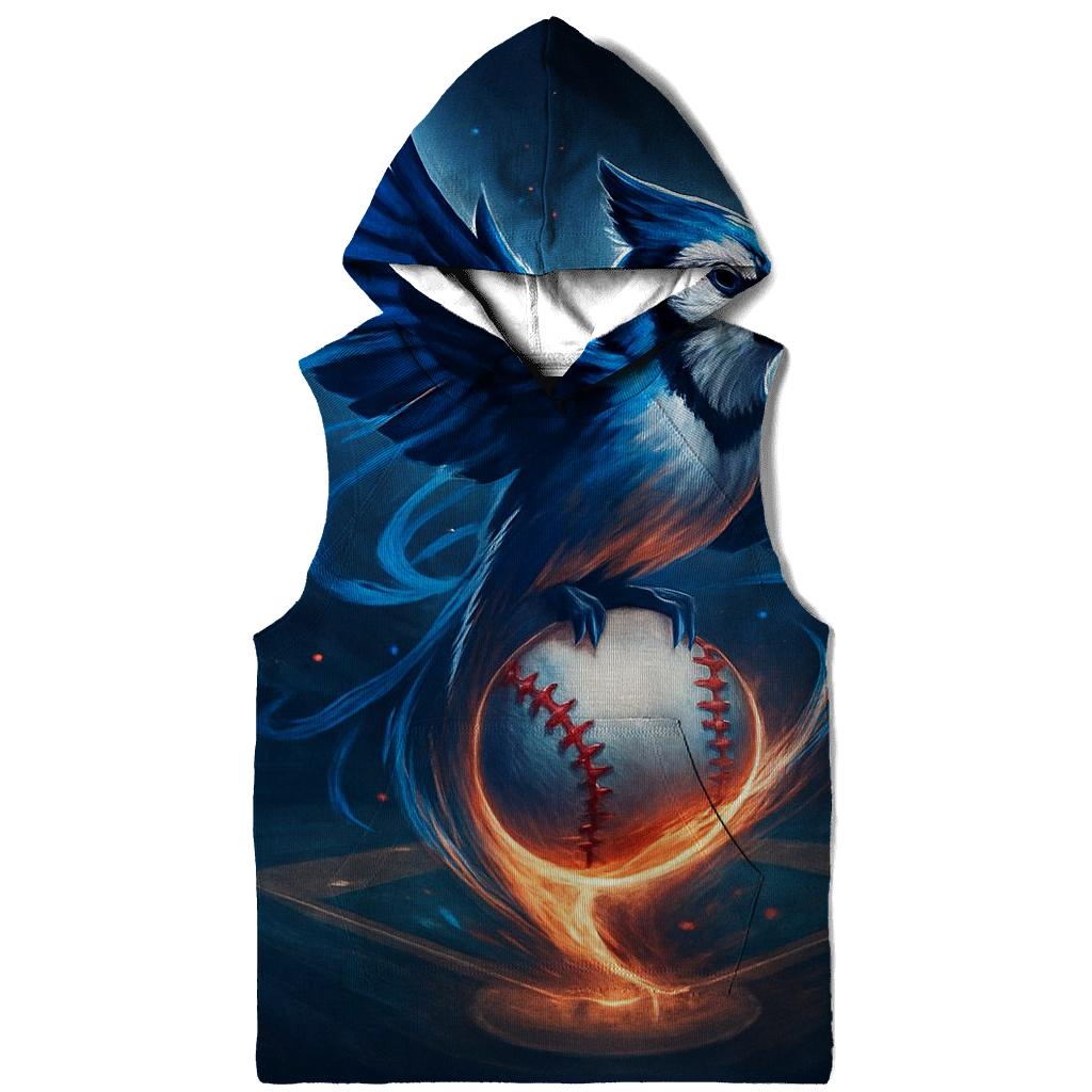 Aurora Feather Arc Blue Jays lightweight hoodies