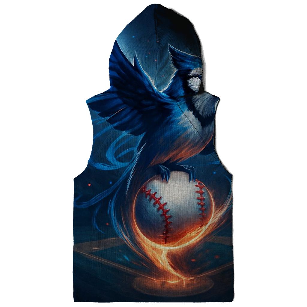 Aurora Feather Arc Blue Jays lightweight hoodies
