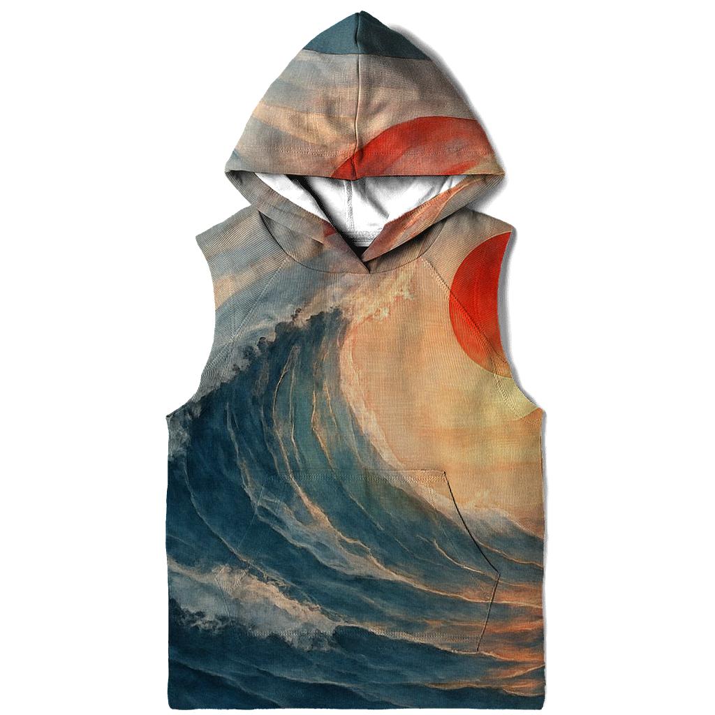 Japan Rising Tide Banner heavyweight hoodies