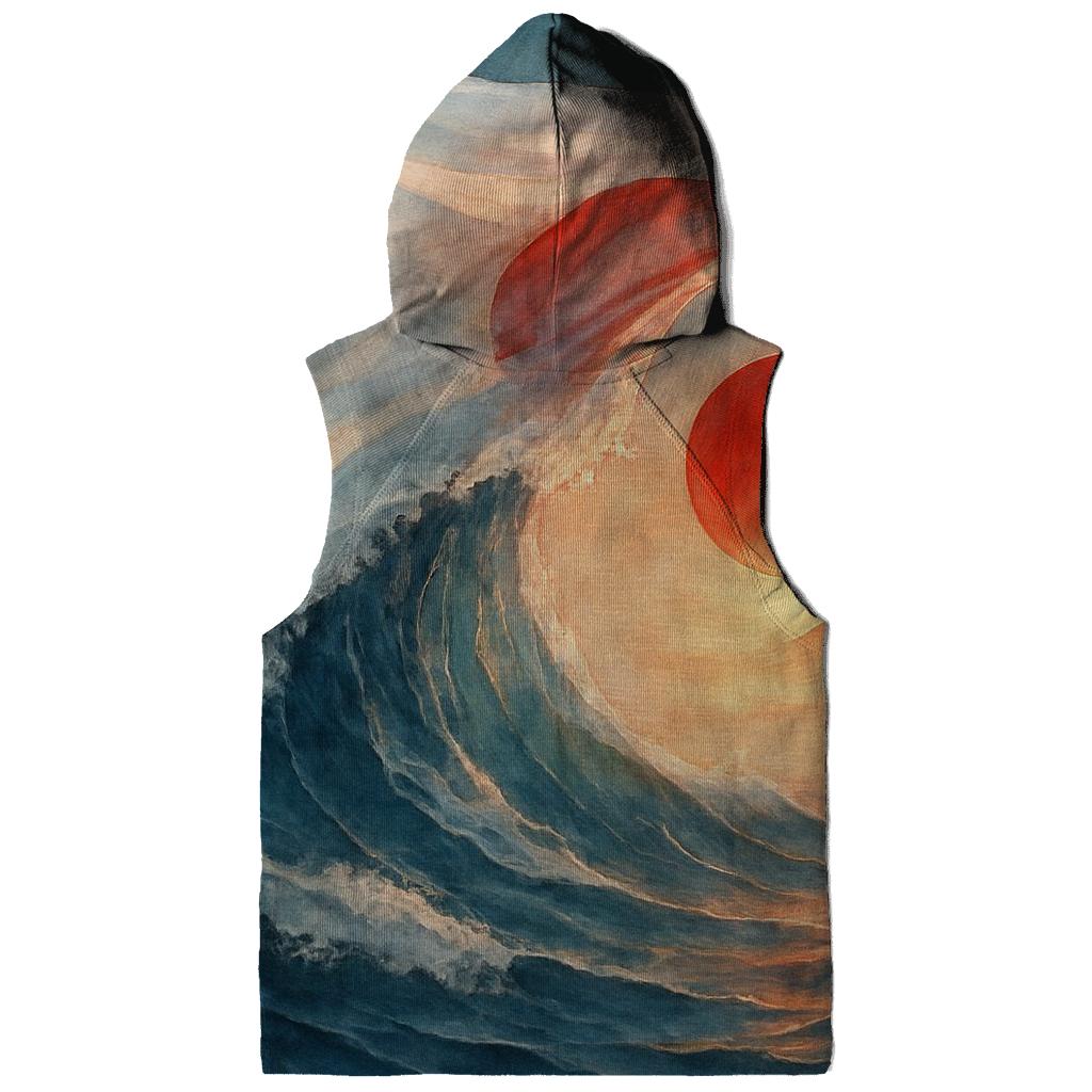 Japan Rising Tide Banner heavyweight hoodies