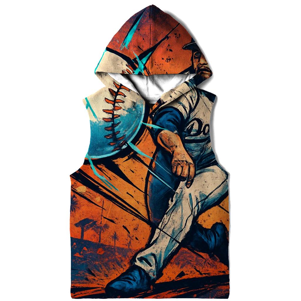 California Twilight Pitch Burst printed hoodies