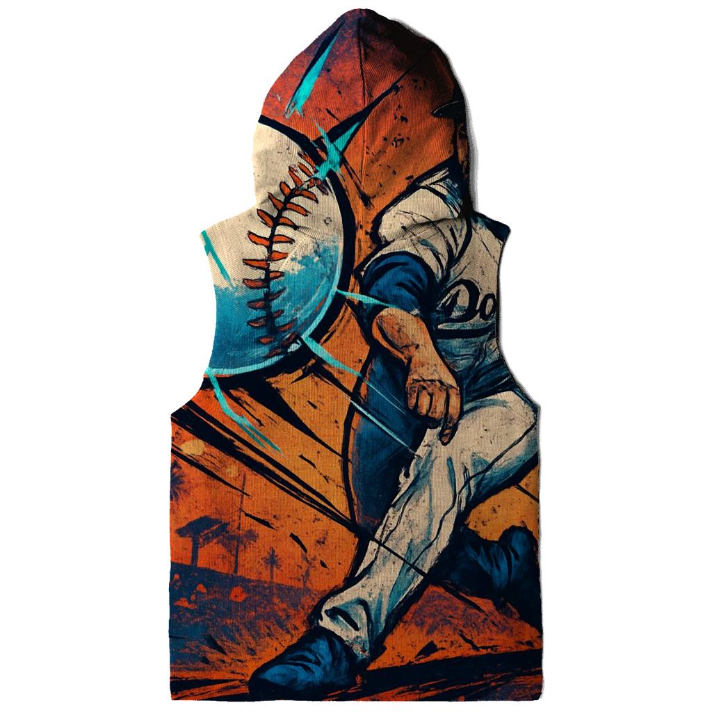 California Twilight Pitch Burst printed hoodies