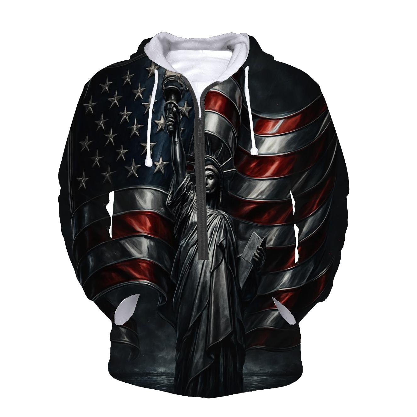 Chrome Liberty Crestwave zip-up hoodies