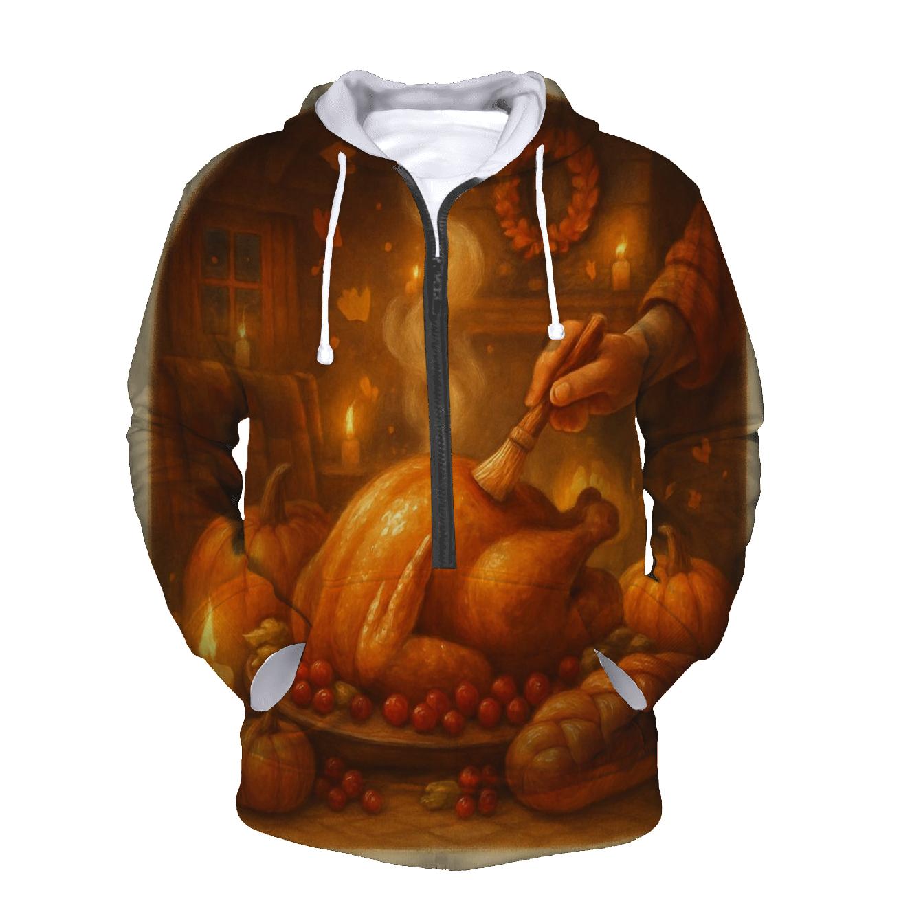 Candlelit Cornucopia Cottage Supper heavyweight hoodies