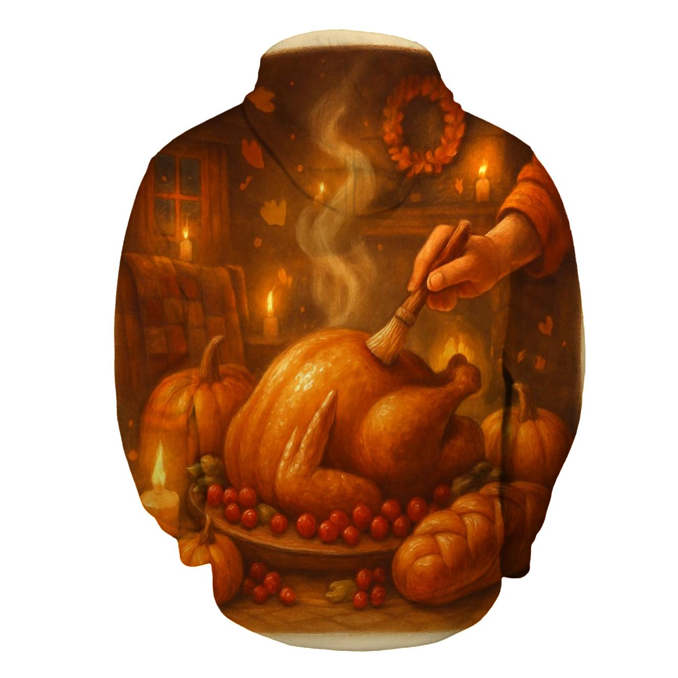 Candlelit Cornucopia Cottage Supper heavyweight hoodies