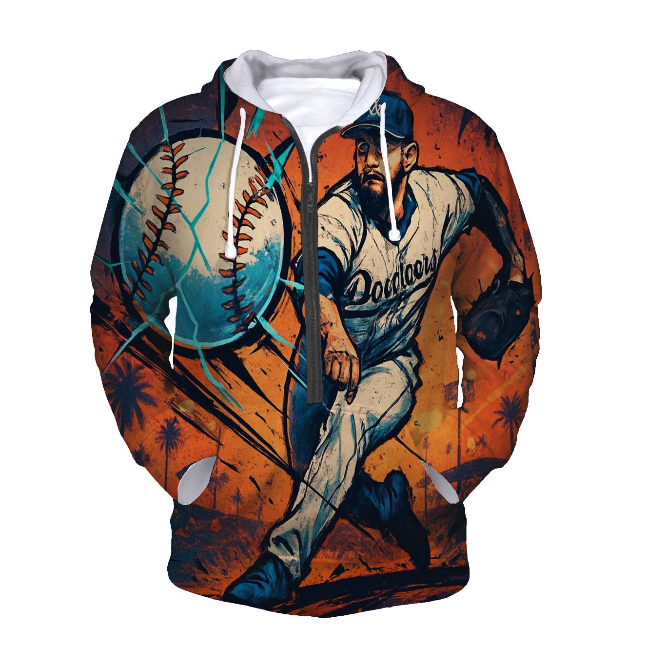 California Twilight Pitch Burst heavyweight hoodies